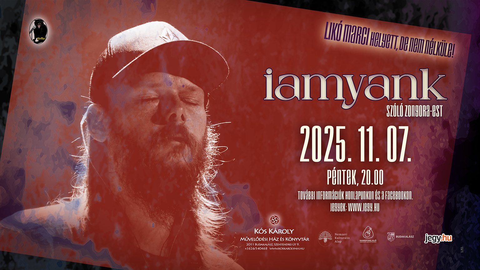 iamyank - Szóló zongoraest Budakalászon az AlterPlacc klubban! (2025. november 7.)